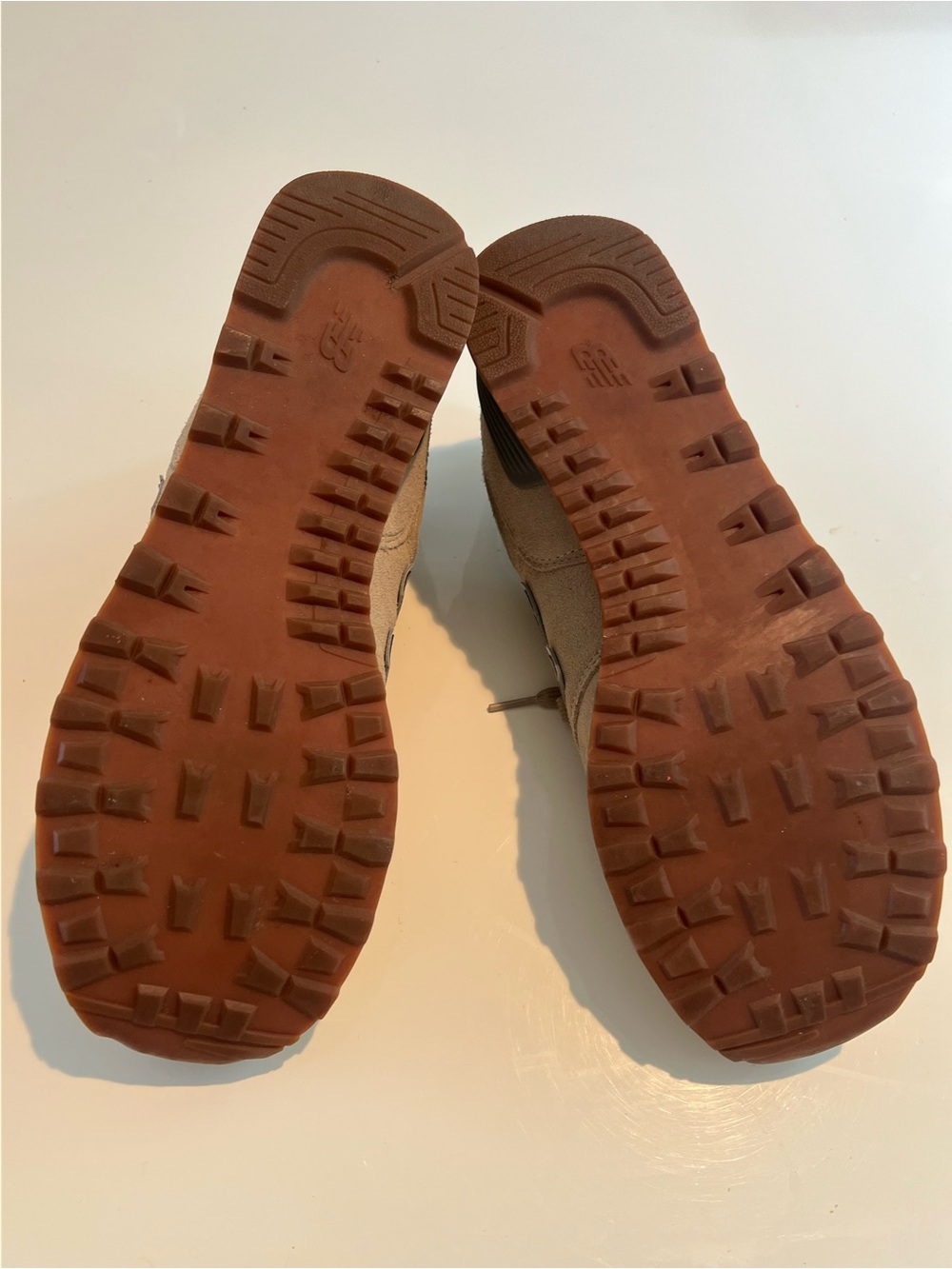 New Balance Tan Suede & Mesh Sneaker - Picture 8 of 9